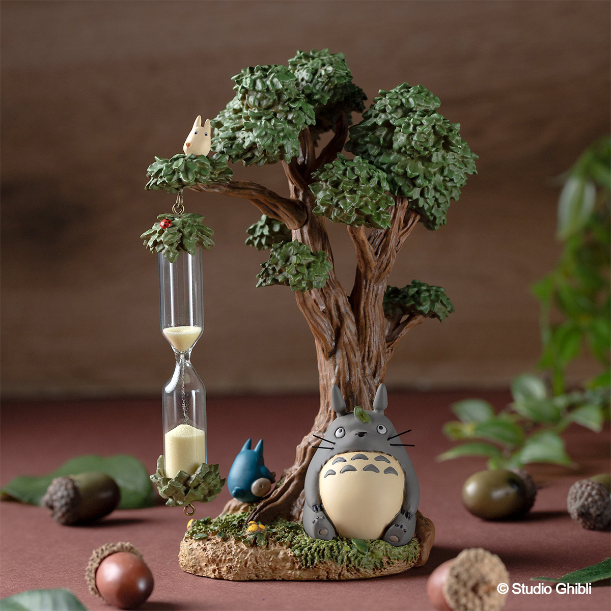 立體場景沙漏 龍貓 楠樹和龍貓們